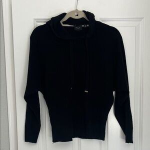 Cyrus Black Knit Hoodie